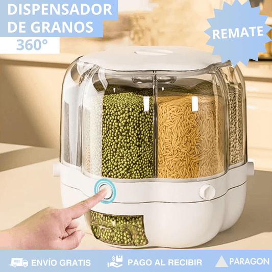 Dispensador de granos 360