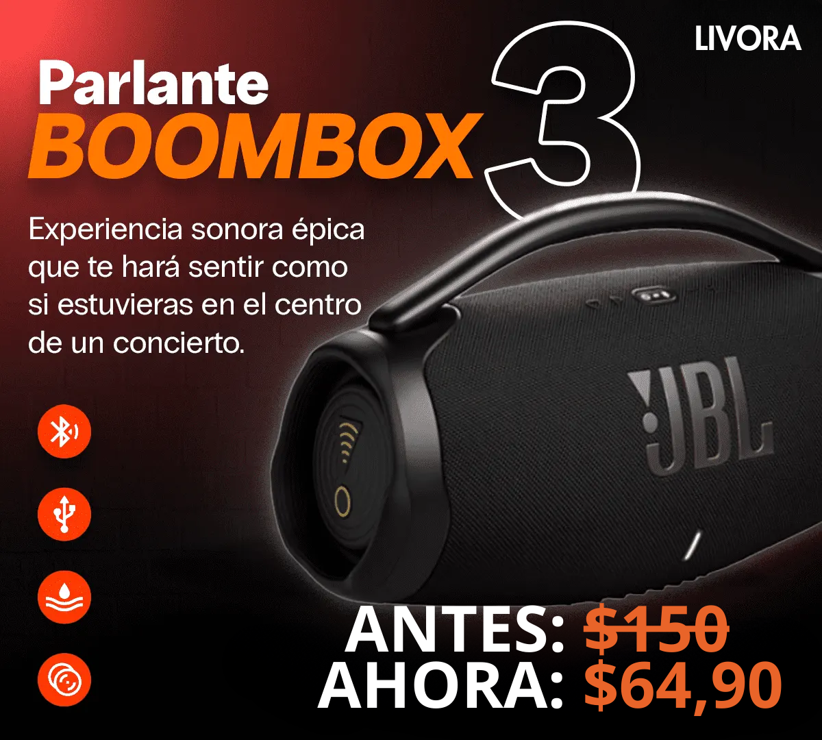 JBL BOOMBOX 3 1.1 | CALIDAD PREMIUM