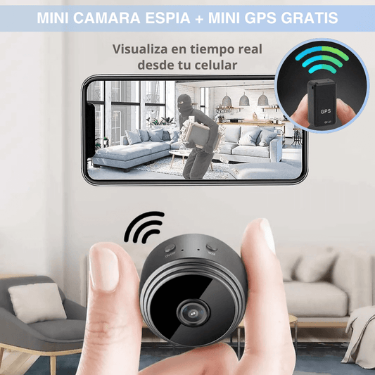 Mini Cámara Espía + GPS GRATIS